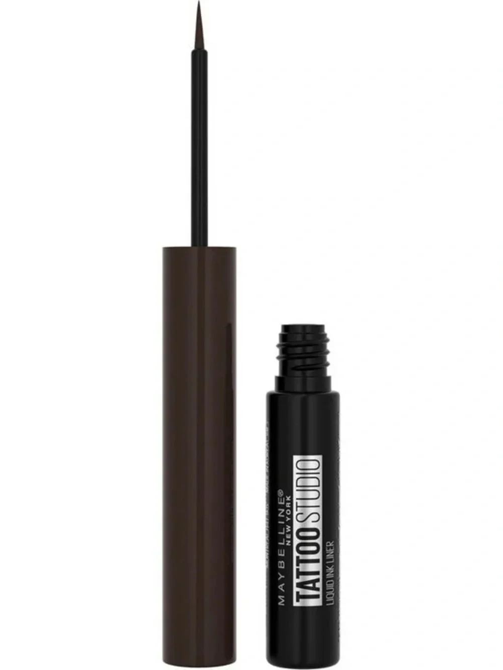 Maybelline Tattoo Studio Liquid Ink Eyeliner - Dark Henna Brown, NEW